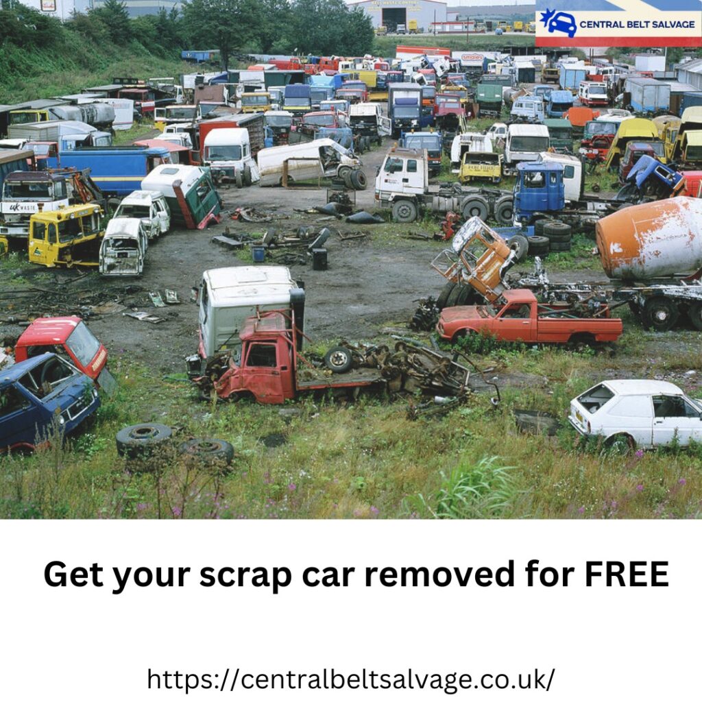 Get your scrap car removed for free