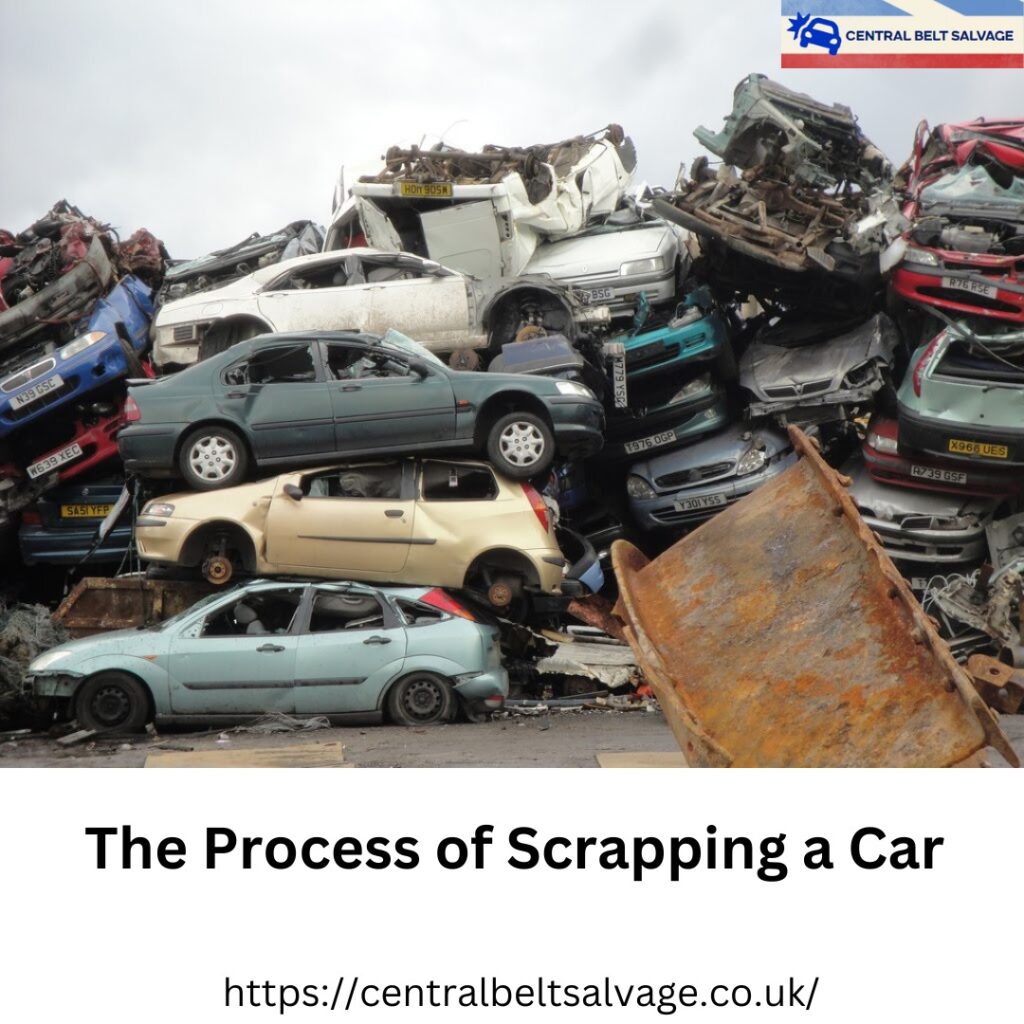The process of scrapping a car